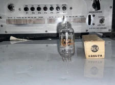 NOS/NIB RCA 12AU7A ECC82 Preamp vacuum tube -Clear Top Side Square Getter-tested