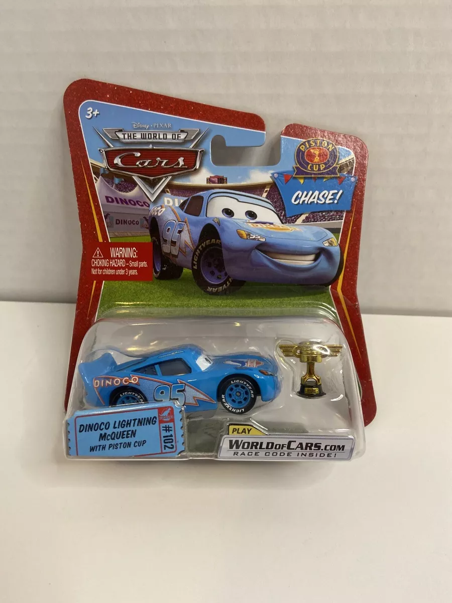 Disney World of Cars Dinoco The King w/ Piston Cup Trophy Chase Toy Car #101