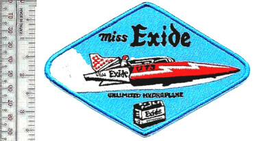 Hydroplane Miss Exide U-75 1963 Unlimited Class Thunderboat Racing NO TARIFF