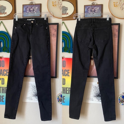 Topshop Black Moto Sidney Stretch 