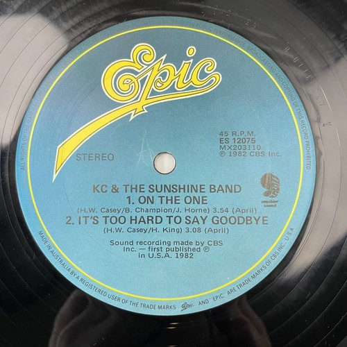 KC & The Sunshine Band Give It Up Vinyl Record 12” 45 RPM Maxi Single ES 12075 - Picture 11 of 12