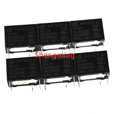 10pcs HF32FA JZC-32FA-005 012 024 -ZS1 ZS2 5pin Relay
