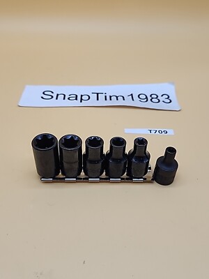 MATCO TOOLS 3/8'' DRIVE, IMPACT, INVERTED TORX DRIVER 6 PIECE SET.