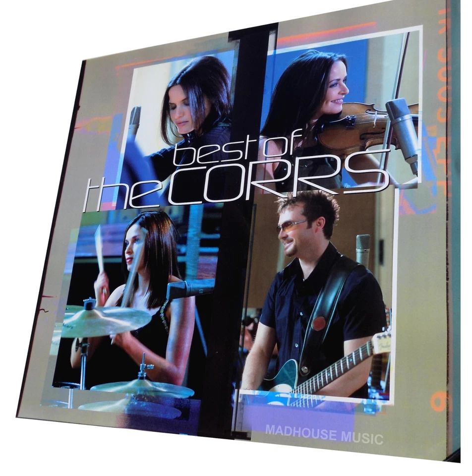 The CORRS Display CARD The Best Of The Corrs UK PROMO Rare 12" x 12" Poster - Image 2 of 4