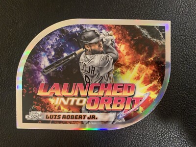 2024 Topps Cosmic Chrome LIO-9 Luis Robert Launched Into Orbit Die-Cut White Sox