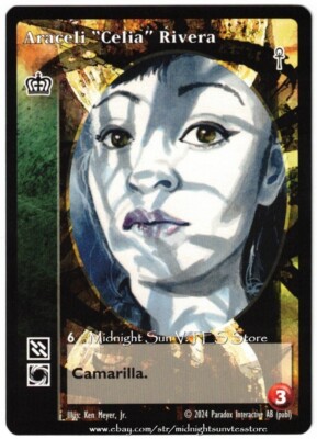 Araceli  Celia  Rivera Lasombra Fifth Edition V5 V:TES VTES Vampire CCG