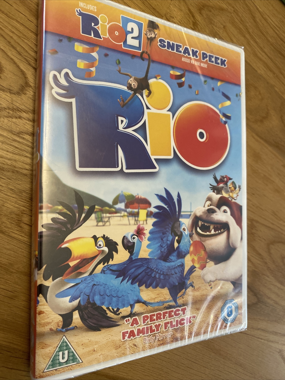 Rio Animated Movie (DVD) New Sealed