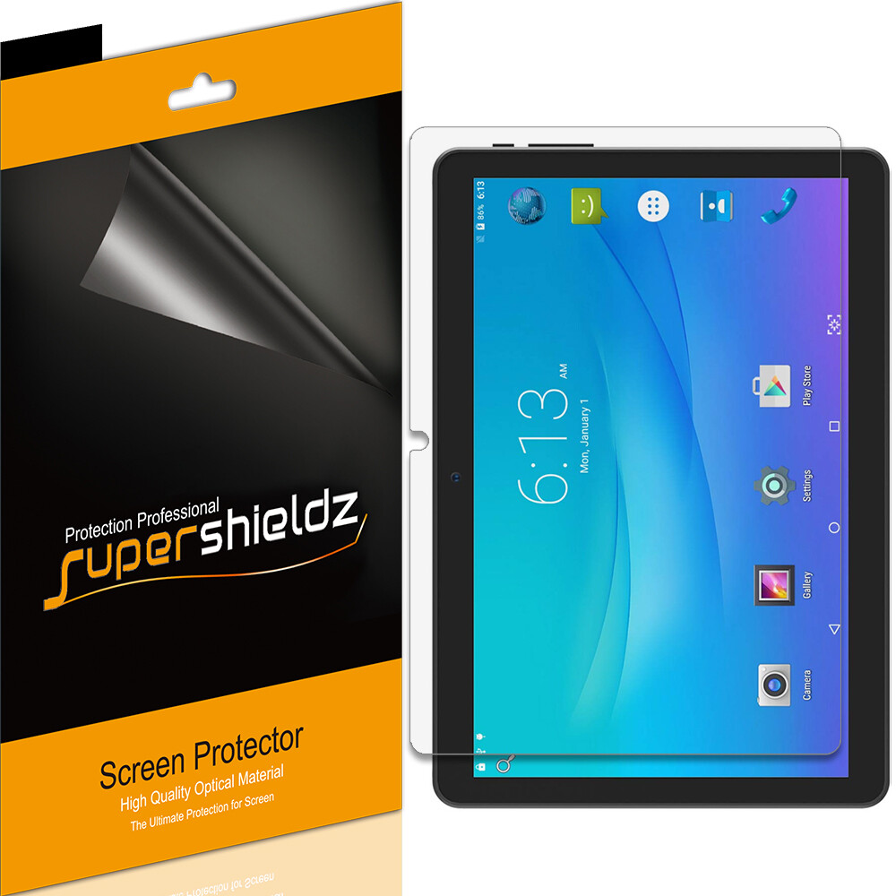 3X Supershieldz Clear Screen Protector for Onn inch Tablet/ Tablet Pro 