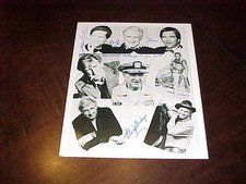 Jeff Bridges Lloyd Bridges and Beau Bridges Signed Photo with Inscription   