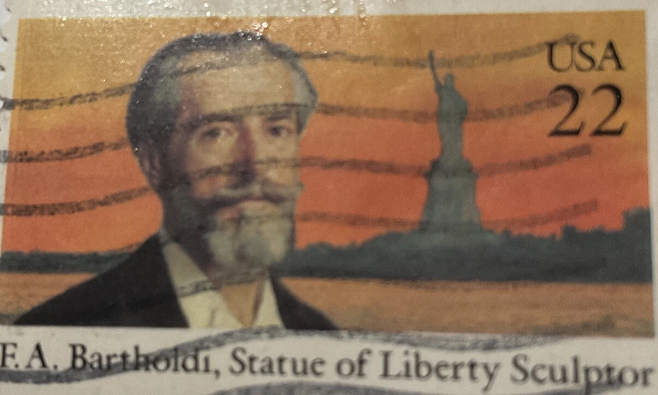 1985 FDC first day cover Scott 2134 F A Bartholdi Statue Of Liberty used - Image 3 of 4