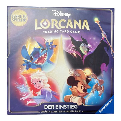 Disney Lorcana Der Einstieg Sammelkarten Ravensburger TCG Starter mit Spielbrett