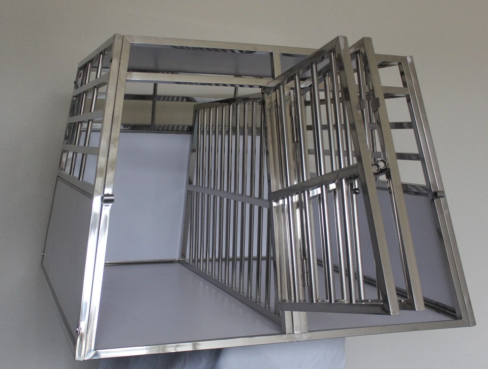 Hundebox DOPPELBOX XXL mit Gitter-Separation (CA-XXL-S) - Bild 2 von 4