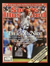 Jonathan Papelbon Signed Sports Illustrated 11/5/07 No Label Baseball Auto JSA