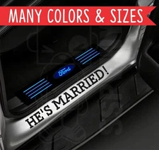 He's Married Car Truck Bike ATV Wife Husband Vinyl Decal Sticker
