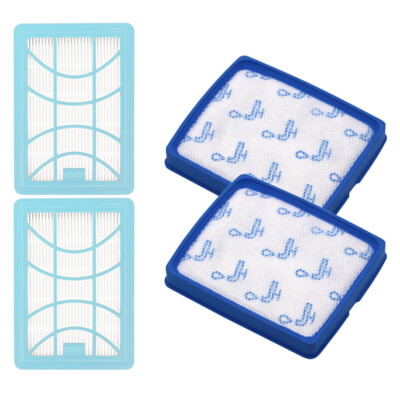 4xFilter set für Philips PowerPro Expert FC9741/09 FC9745/09 FC9747/09 FC8003/01