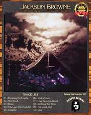 Jackson Browne - Running On Empty - Metal Sign 11 x 14