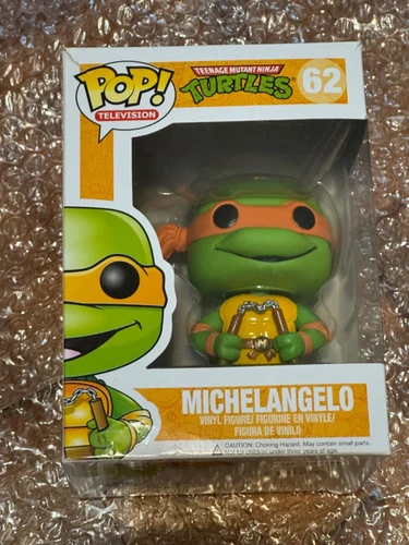 Funko Pop Television Teenage Mutant Ninja Turtles 62 Michelangelo TMNT Mike