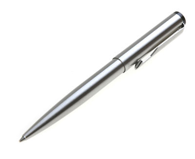 Parker Vector Classic Steel CT Chrome Ball Point Pen Fine / Blue Refill