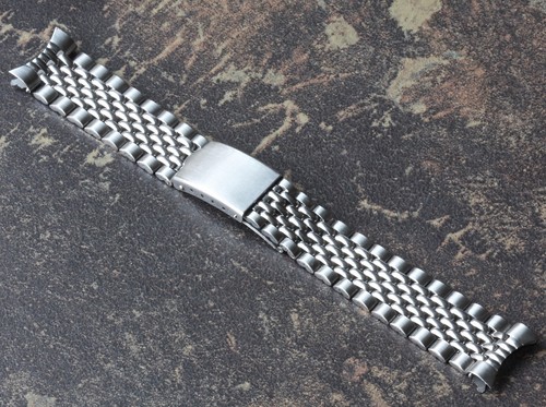 10 VENDUTI! Bracciale Beads of Rice 20mm per orologio cronografo vintage Heuer 2446c - Foto 5 di 12