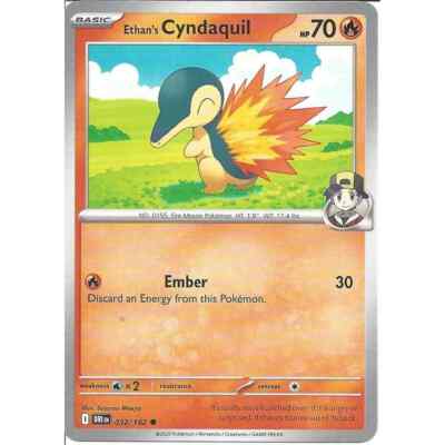 ETHAN'S CYNDAQUIL - POKEMON TCG - DESTINED RIVALS - UNCOMMON - 032/182