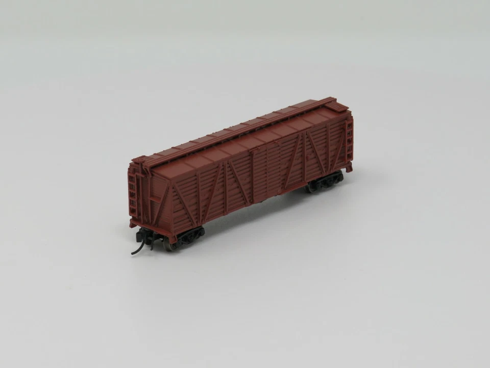 Broadway Limited 3580 Unlettered Brown K7A Stock Car Sheep Sound N Scale  - Image 4 of 4