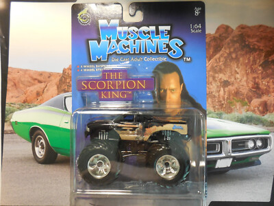 Muscle Machines Scorpion King Bear Foot Dodge Ram Pickup Monster Truck ERROR WWE