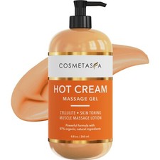 Hot Cream Massage Gel 8.8 oz With Pump by Cosmetasa