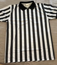 Murray Sporting Goods Men’s Referee Shirt Collared Short Sleeve, Size Medium