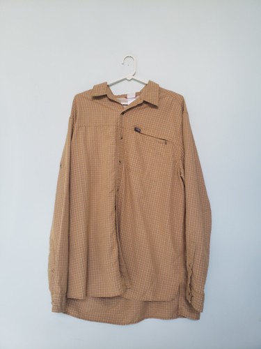 The North Face Mens XL Shirt Long Sleeve Button Front Activewear Outdoors FLAW - Photo 1/7