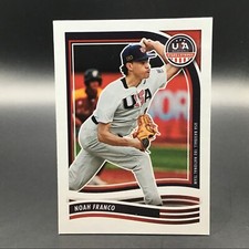 2024 Panini Noah Franco #76 USA Stars & Stripes 18U National 