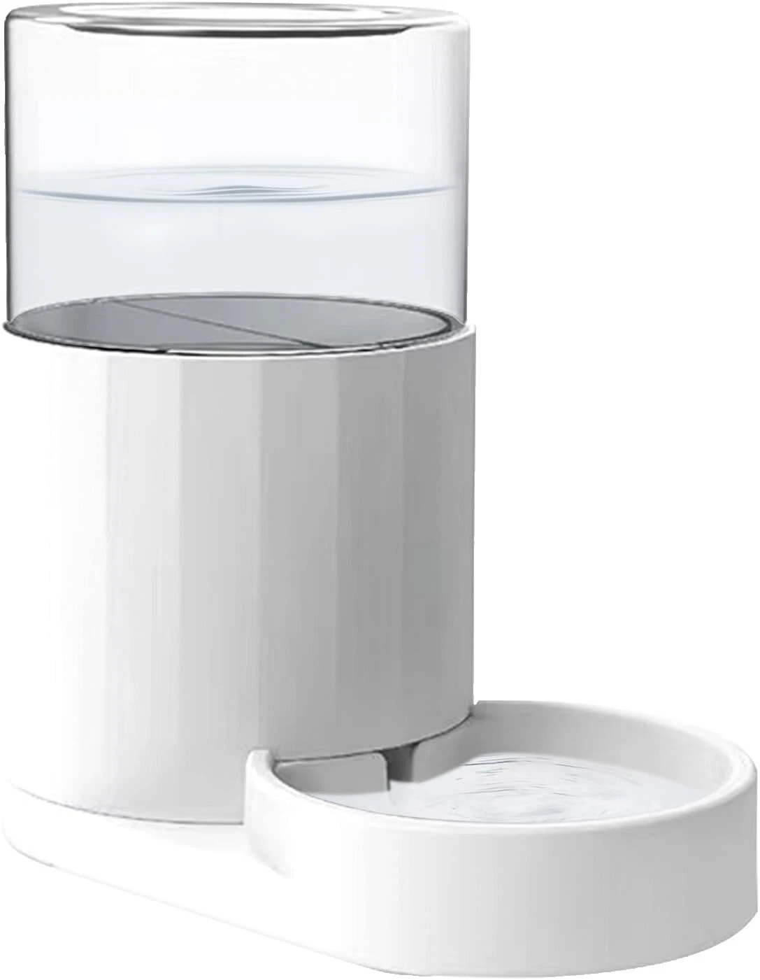 Perro blanco platos, Alimentadores y fuentes