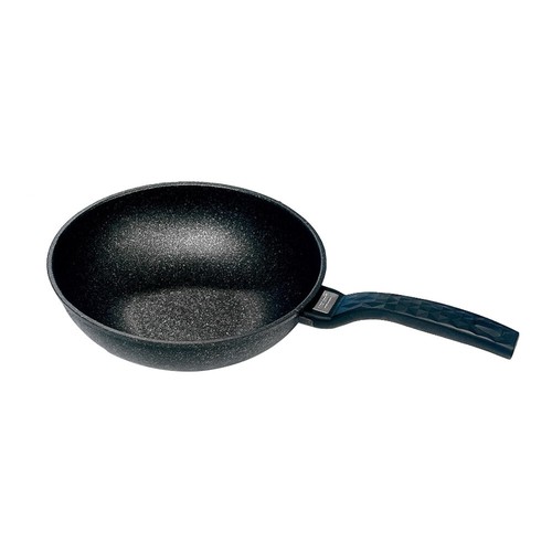 9,5" Wok Antihaft Kochen Bratpfanne Topf, 5 Schicht Marmorbeschichtung, Hergestellt in Korea - Bild 3 von 8