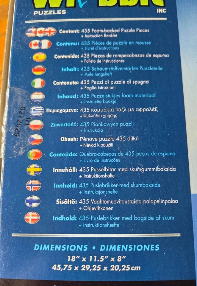 PUZZLE 3D TRANSBORDADOR ESPACIAL WREBBIT - 435 PIEZAS, USADO NO MONTADO Foto 3 de 4