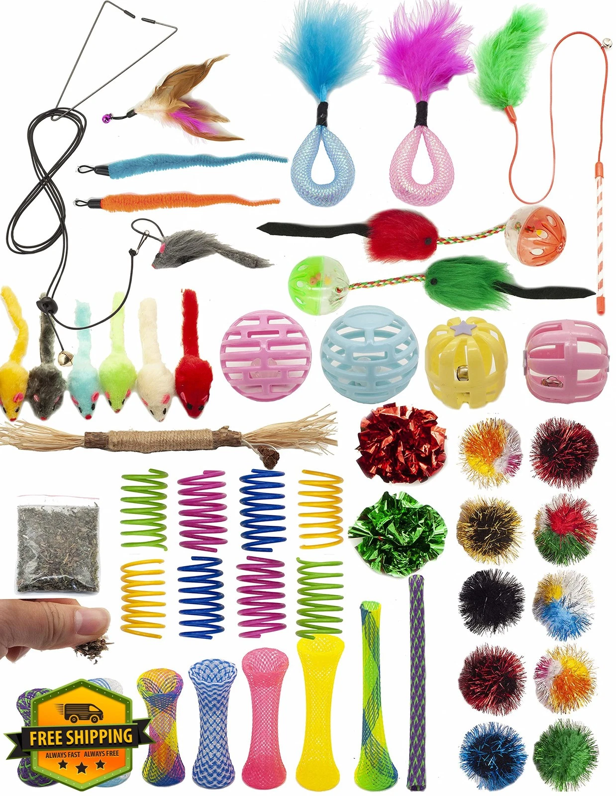 Fashion's Talk 50 Pc Cat Toys