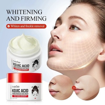 SADOER Kojic Acid Skin Care Set   Freckle Removal & Moisturizing Travel Kit
