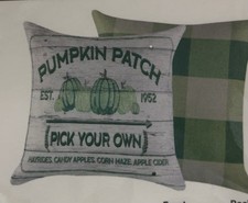 4 Fall pumpkin Patch Pillow Covers 17  x17  . New 
