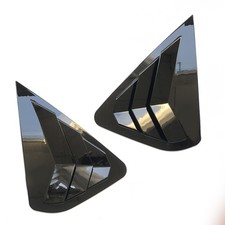 Gloss Black Side Window Louvers Vent Fit For Nissan Altima Sedan 2013-2018