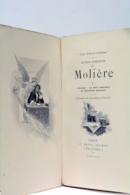 MOLIÈRE OEUVRES COMPLÈTES PARIS 1893 - Photo 1/4