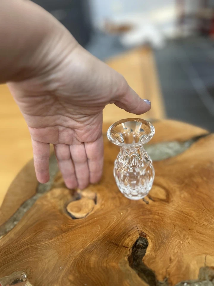 Waterford Crystal Bud Vase Posy Violet Vase 4" - Image 2 of 4