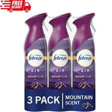 Febreze Air Freshener Spray, Air Fresheners for Bathroom, Ocean Scent, Air