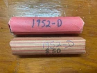 Roll Of Circulated 1952 + 1952D Wheat Cent Pennies 100 Coins Total Ungraded