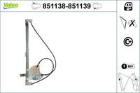 Valeo Fensterheber 851138 FüR Renault
