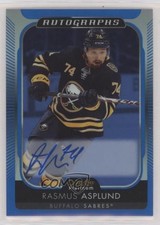 2021-22 O-Pee-Chee Platinum Blue Rainbow Auto Rasmus Asplund #BA-RA Auto 0ze5