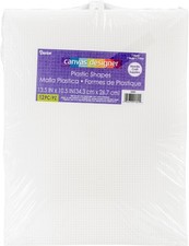 Zehrco-Giancola Plastic Canvas 7 Count 10.5"X13.5" 12/Pkg-Clear - 33407