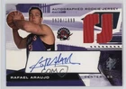 2004-05 SPx Auto Rookie Jersey 920/1999 Rafael Araujo #131 Rookie Auto RC 1rv7