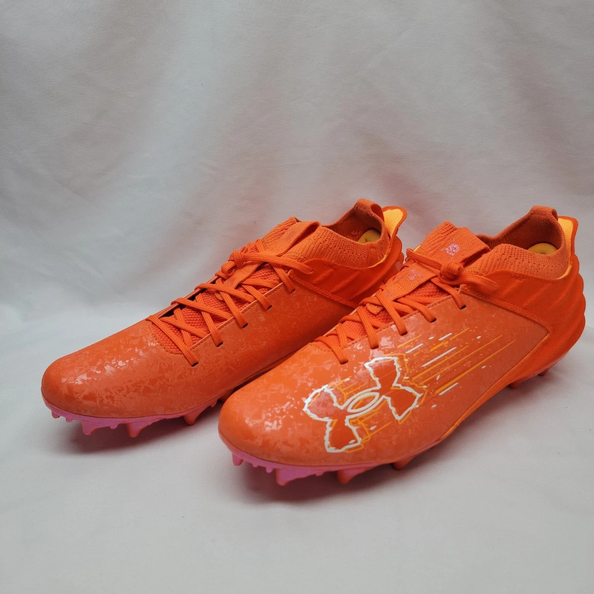Under Armour Bright Orange Cleats Size 10 Men Under armour Orange 15 US Football Shoes & Cleats for Men  main image 4
