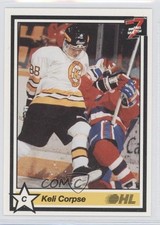 1990-91 7th Inning Sketch OHL Keli Corpse #55 0a4
