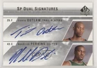 2003-04 SP Authentic Travis Outlaw Kendrick Perkins #OP-A Rookie Auto RC 0q0