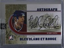 2008-09 ITG Bleu Blanc et Rouge Auto Bleu Bobby Smith #A-BS 8tn