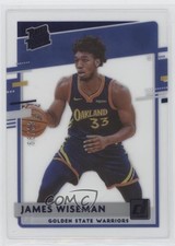 2020-21 Panini Clearly Donruss Rated Rookie Blue 41/99 James Wiseman #61 02sw